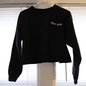 New York Crop Sweater